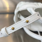 BOTTEGA VENETA CANDY ARCO TOTE 20 IN WHITE SOFT LAMBSKIN