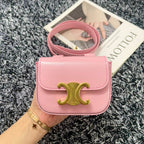CELINE MINI TRIPHOME 11 WAIST BAG PINK PASTEL CALFSKIN