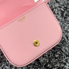 CELINE MINI TRIPHOME 11 WAIST BAG PINK PASTEL CALFSKIN