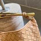 BOTTEGA VENETA SARDINE 33 WITH CHAIN IN DARK CREAM LAMBSKIN