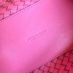 BOTTEGA VENETA MINI CABAT 20 IN ROSE PINK LAMBSKIN