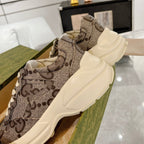 GUCCI 100 RHYTON SNEAKER Brown