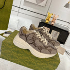 GUCCI 100 RHYTON SNEAKER Brown