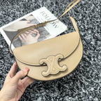 CELINE BESACE TRIPHOME 23 BEIGE CREAM CALFSKIN