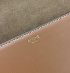 CELINE BESACE TRIPHOME 23 CINNAMON BROWN CALFSKIN