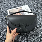 CELINE BESACE TRIPHOME 23 BLACK CALFSKIN