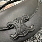 CELINE BESACE TRIPHOME 23 BLACK CALFSKIN