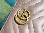 GUCCI MARMONT MINI 22 HANDBAG IN LIGHT PURPLE CALFSKIN