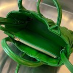 BOTTEGA VENETA CANDY ARCO TOTE 20 IN GREEN SOFT LAMBSKIN