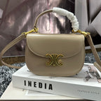 CELINE BESACE TRIPHOME 17 CALFSKIN BEIGE CREAM