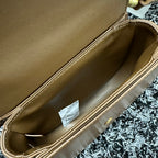 CELINE BESACE TRIPHOME 17 CALFSKIN CARAMEL BROWN