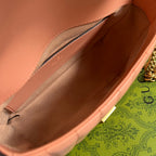 GUCCI MARMONT MINI 21 CLASSIC BAG IN PEACH PINK CALFSKIN