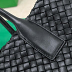 BOTTEGA VENETA Large Cabat 45cm Black Lambskin Ghw