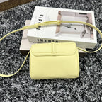 CELINE CLASSIC MINI 18 YELLOW PASTEL CALFSKIN