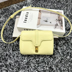 CELINE CLASSIC MINI 18 YELLOW PASTEL CALFSKIN