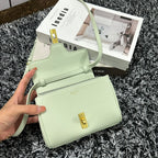 CELINE CLASSIC MINI 18 GREEN MINT CALFSKIN