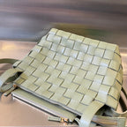 BOTTEGA VENETA MEDIUM 28 CASSETTE GREY LAMBSKIN
