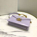 CELINE WALLET ON CHAIN MARGO 19 IN LIGHT LILAC SMOOTH CALFSKIN GOLD HARDWARE