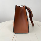 CELINE CABAS TRIOMPHE 37 CINNAMON BROWN IN SMOOTH CALFSKIN