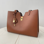 CELINE CABAS TRIOMPHE 37 CINNAMON BROWN IN SMOOTH CALFSKIN