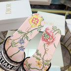 DIOR CD Mule Dway Slide 10mm Multi-motifs Style 9