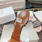 DIOR CD Mule Dway Slide 10mm Multi-motifs Style 9