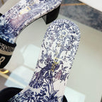 DIOR CD Mule Dway Heeled Slide 45mm Style 14