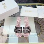 DIOR CD Mule Dway Heeled Slide 45mm Style 12
