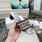DIOR CD Mule Dway Heeled Slide 45mm Style 13