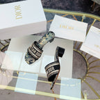 DIOR CD Mule Dway Heeled Slide 45mm Style 9