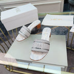 DIOR CD Mule Dway Heeled Slide 45mm Style 7