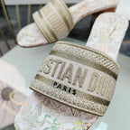 DIOR CD Mule Dway Heeled Slide 45mm Style 6