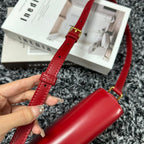 CELINE TRIOMPHE TEEN 18 CHERRY RED COWHIDE LEATHER