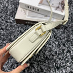 CELINE TRIOMPHE TEEN 18 WHITE COWHIDE LEATHER