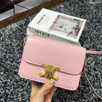CELINE TRIOMPHE TEEN 18 PINK PASTEL COWHIDE LEATHER