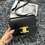 CELINE TRIOMPHE TEEN 18 BLACK COWHIDE LEATHER