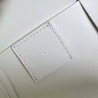 BOTTEGA VENETA CYLINDER CASSETTE 30 IN WHITE CALFSKIN