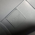BOTTEGA VENETA CYLINDER CASSETTE 30 IN LAVA GRAY CALFSKIN