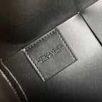BOTTEGA VENETA CYLINDER CASSETTE 30 IN BLACK CALFSKIN