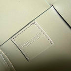 BOTTEGA VENETA CYLINDER CASSETTE 30 IN TRAVERTINE CALFSKIN