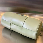 BOTTEGA VENETA CYLINDER CASSETTE 30 IN TRAVERTINE CALFSKIN