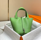 HERMES picotin lock 18 green togo shw