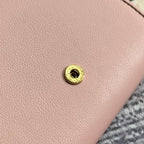 GUCCI BLONDIE INTERLOCK MINI SHOULDER BAG 12 IN LIGHT PINK CALFSKIN GOLD CHAIN