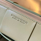 BOTTEGA VENETA SMALL CYLINDER CASSETTE 21 IN TRAVERTINE CALFSKIN