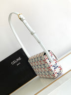 CELINE COLORFUL TRIPHOME 20 COWHIDE LEATHER