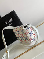 CELINE COLORFUL TRIPHOME 11 COWHIDE LEATHER