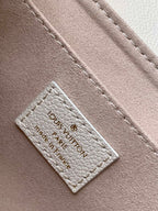 LOUIS VUITTON FAVORITE BAG 24 IN BEIGE MIX PINK MONOGRAM SOFT GRAINED COWHIDE