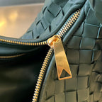 BOTTEGA VENETA SMALL JODIE 48 DARK GREEN CALFSKIN
