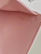 CELINE TRIPHOME 10 TRIFOLD WALLET CALFSKIN PINK PASTEL
