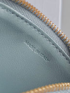 CELINE TRIOMPHE 9 WALLET TWO-IN-ONE GLACIER BLUE CALFSKIN